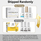 BORN PRETTY Base Gel & Super Top Coat Kit – Ultra Glossy, Tempered, Long Wear