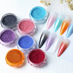 Moonlight Pearl Pink Gradient Chrome Powder – Aurora Shell Mirror Pigment