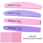 Professional Double-Sided Nail File Block – Sponge Buffer Set