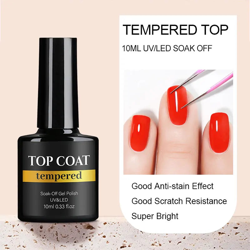 NAILCO Transparent Velvet Top Coat – Matte & Blooming Gel Range, No-Wipe