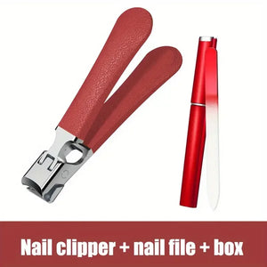 Red Nail File Box