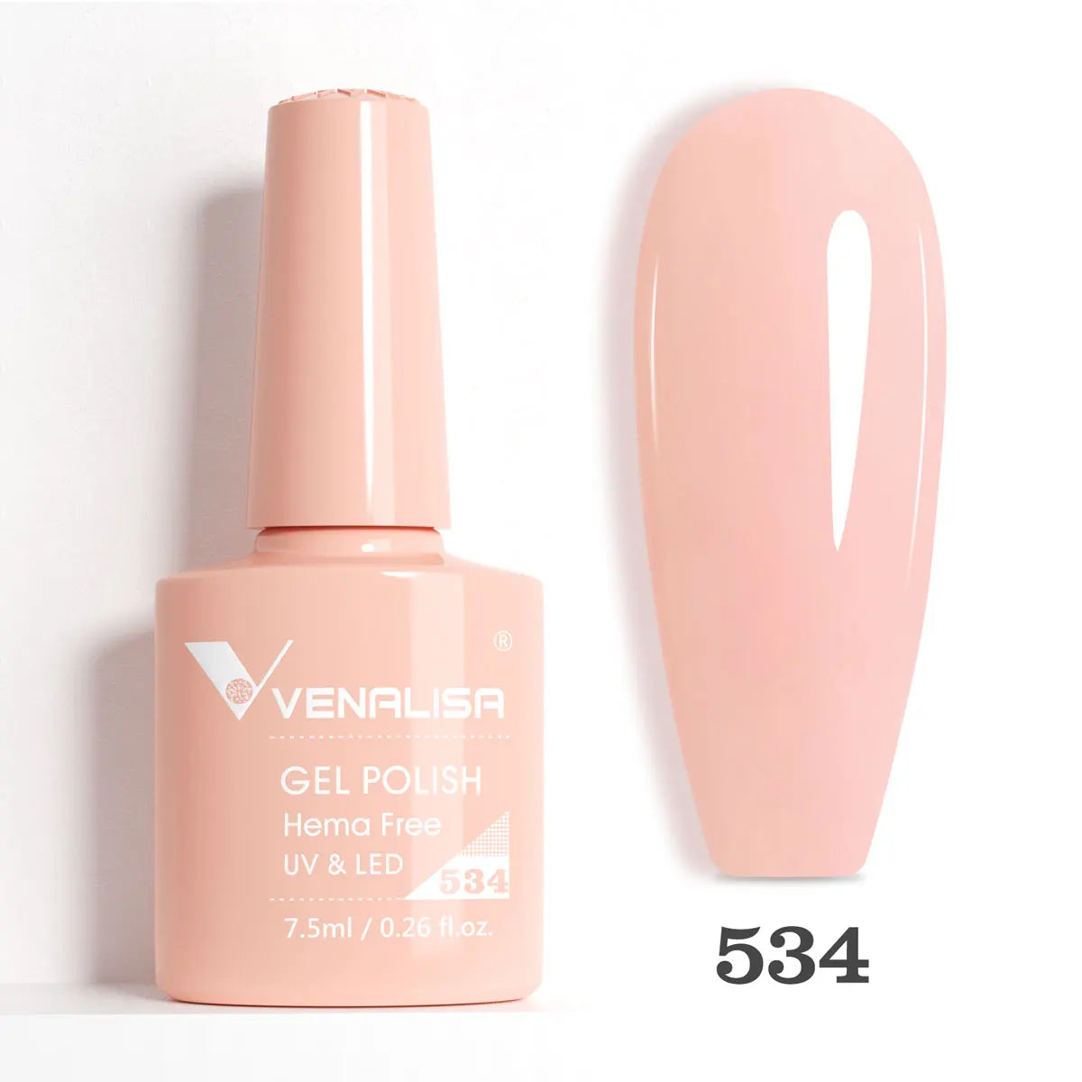 VENALISA 7.5ml Nail Gel Polish VIP5 HEMA Free Semi Permanent Soak off UV LED Nail Gel Varnish Full Coverage Nail Gel Lacquer