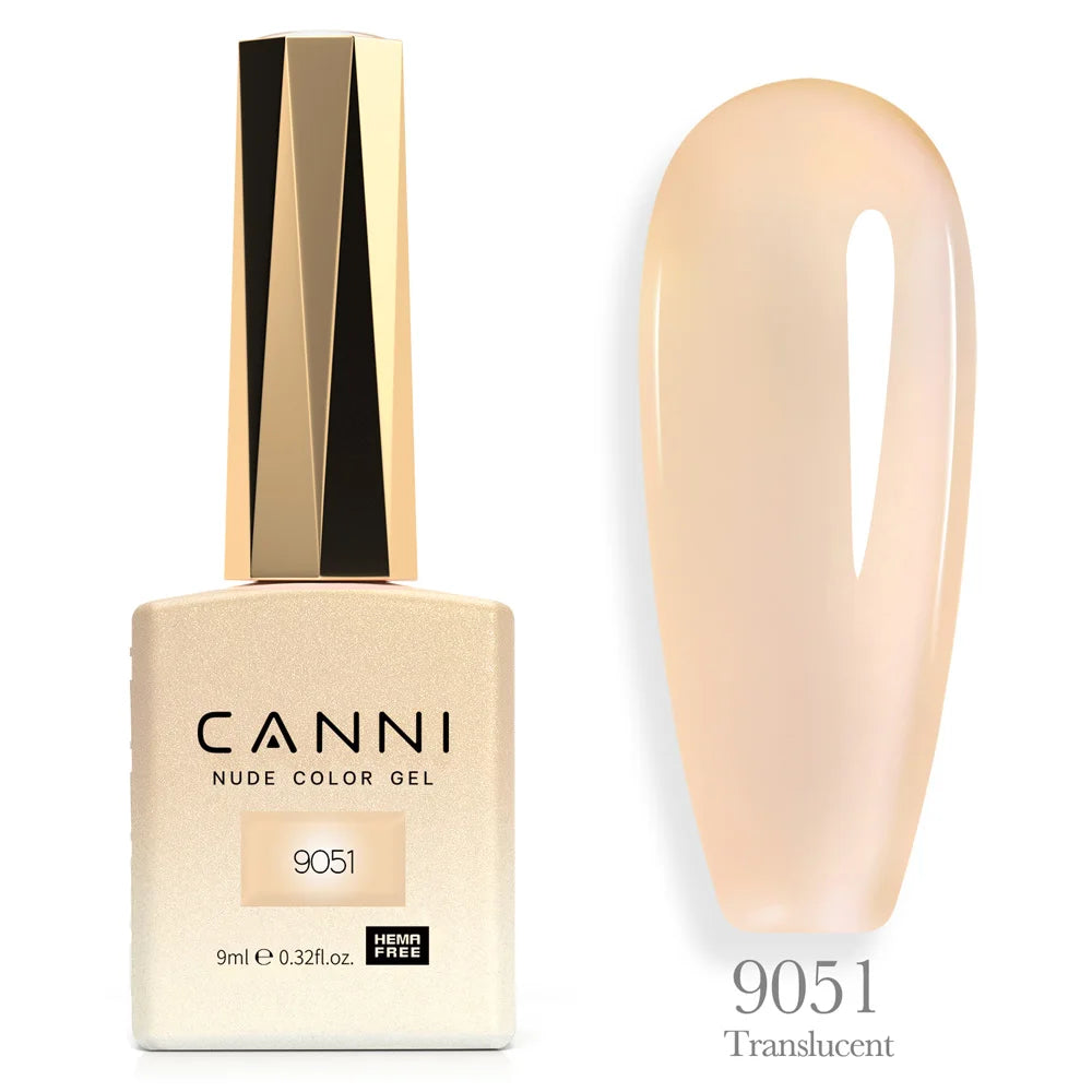 9ml CANNI Venalisa Hema Free Semi Permanent Nail Gel Polish Full Coverage Color Gel Varnish Long Lasting Diamond Tempered Top