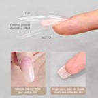 Sandwich Dual Nail Forms – Coffin & Almond Extension Molds, 60pcs