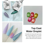 MAFANAILS 3D Water Droplet Top Coat – Clear Summer Nail Art Gel