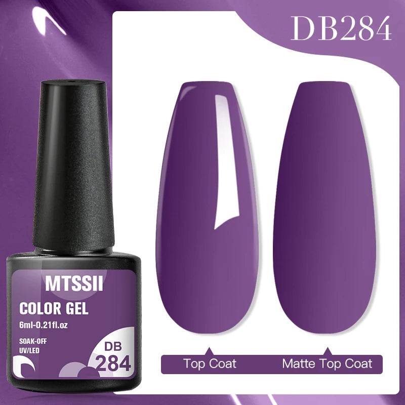 Mtssii Glitter Sequins Gel Nail Polish – Sparkling Soak-Off UV/LED Gel