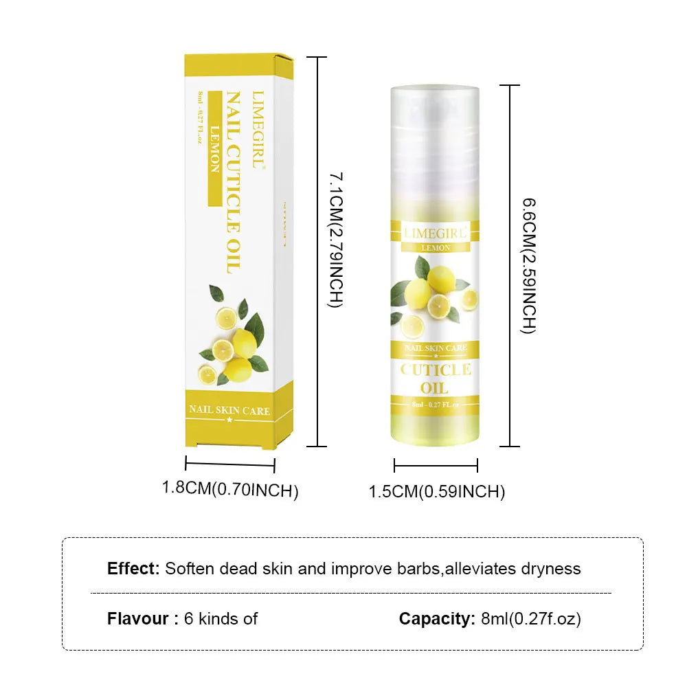 8ml Nail Nutrition Oil Pen – 6-Scent Cuticle Repair Treatment