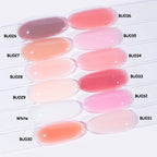 KODIES GEL Builder Nail Gel in a Bottle – Milky White & Nude Poly Hard Gel, 49 Colors