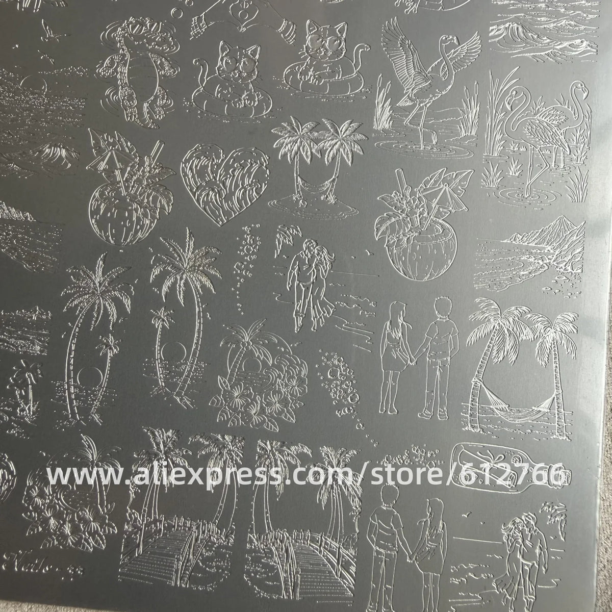 XMQ Summer & Holiday Nail Stamping Plate – Seasonal Image Template