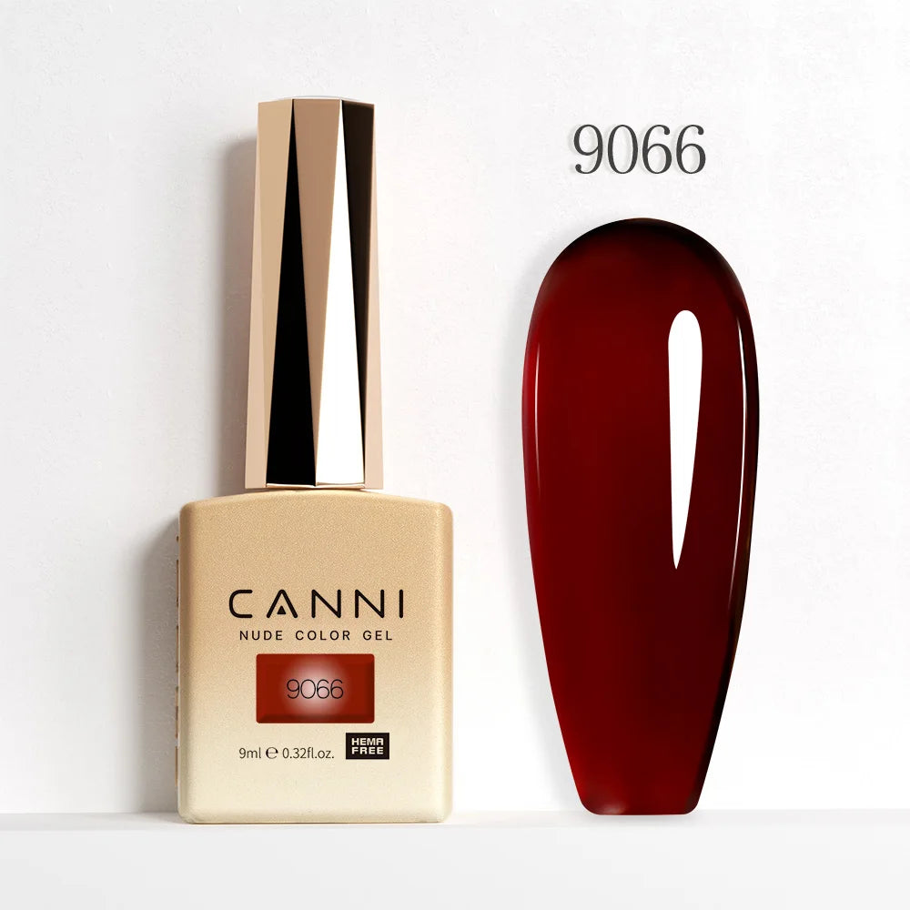 CANNI 9ml Gel Nail Polish 144Colors HEMA/TPO FREE Gorgeous Color Full Coverage Soak Off UV LED Semi Permanent Gel Varnish  Nails