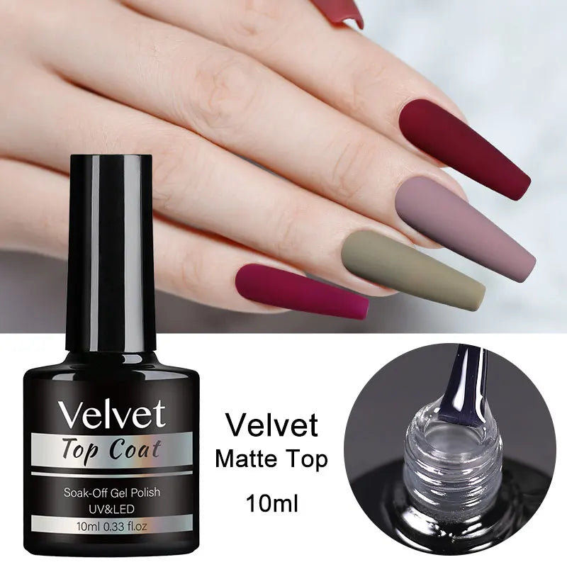 Clou Beaute Matte Velvet Top Coat – Strong Rubber Base & Acid-Free Primer Range
