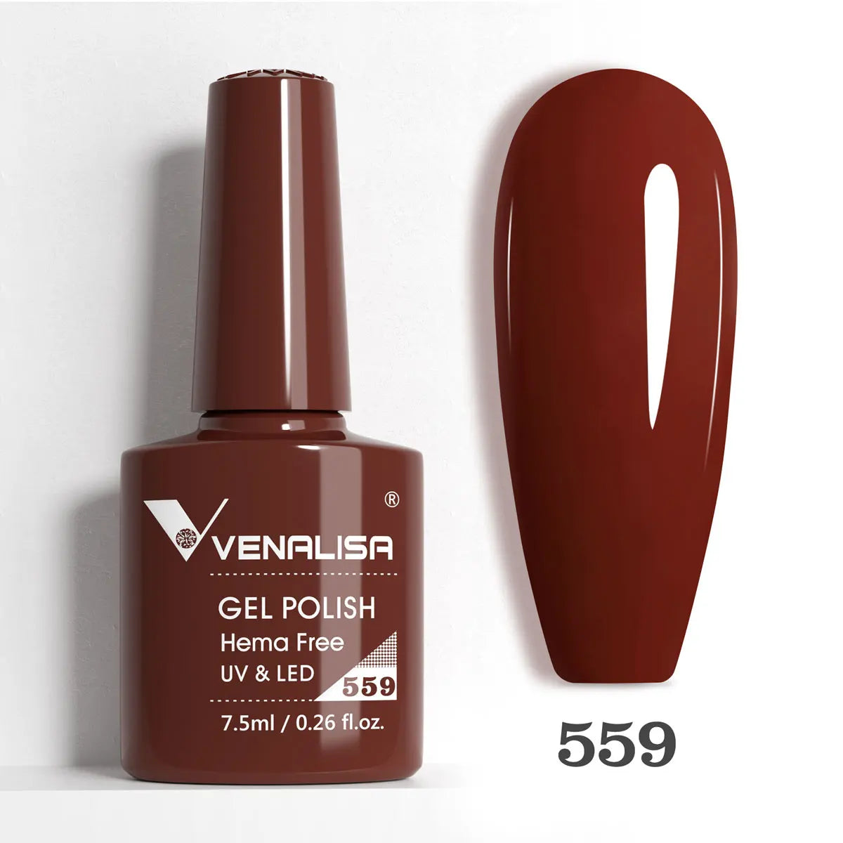 VENALISA 7.5ml Nail Gel Polish VIP5 HEMA Free Semi Permanent Soak off UV LED Nail Gel Varnish Full Coverage Nail Gel Lacquer
