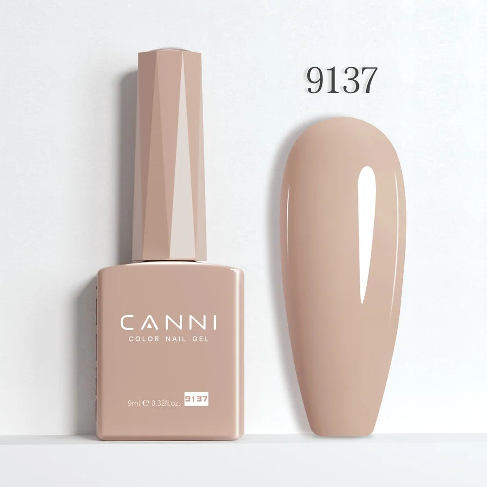 CANNI 9ml Gel Nail Polish 144Colors HEMA/TPO FREE Gorgeous Color Full Coverage Soak Off UV LED Semi Permanent Gel Varnish  Nails