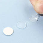 Double-Sided Nail Adhesive Dots – Transparent PET Glue Tabs for Display & Practice Stands