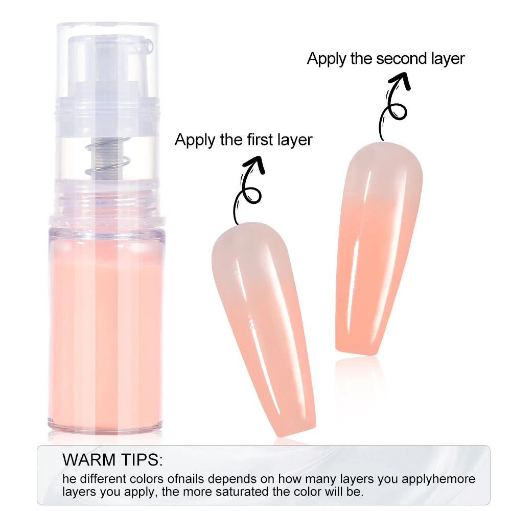 12styles Nail Art Spray Powder Color Gradient Ombre Spray For Nail Create A Few Seconds To Achieve A Gradient Effect Pigment|