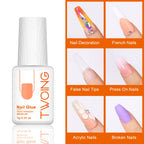 TWOING Super Strong Nail Glue – Long-Lasting Adhesion for False Nails & Press-Ons