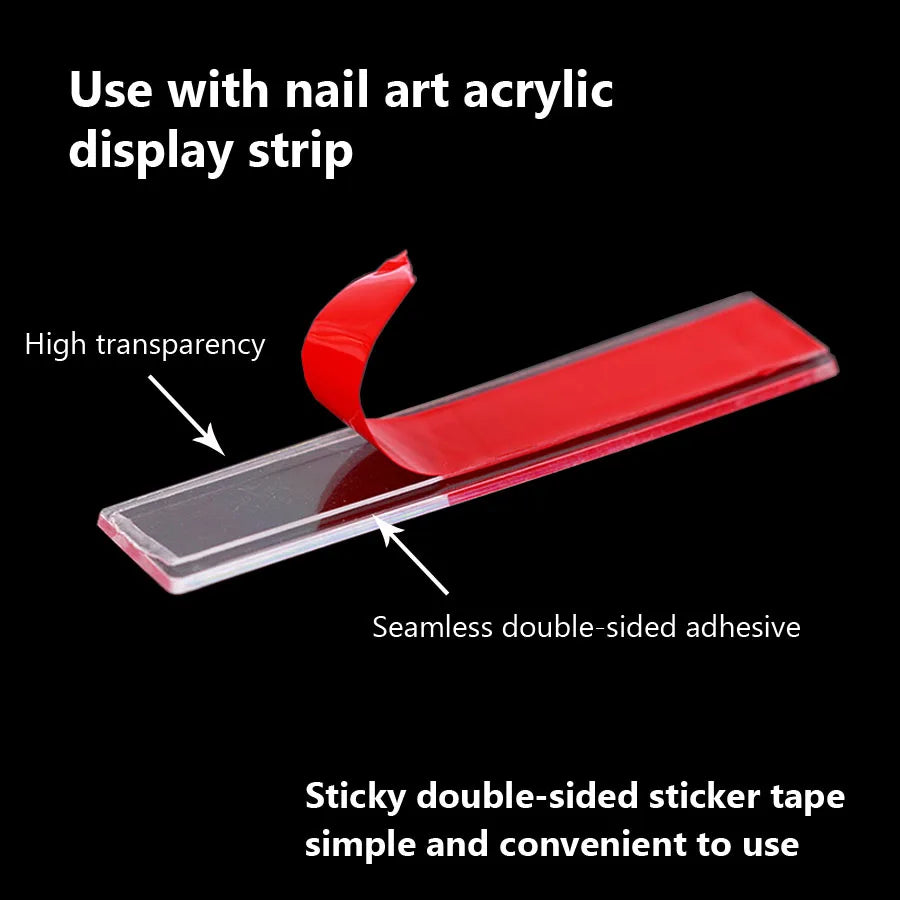 Art lalic Clear Double-Sided Nail Tape – Waterproof Removable Adhesive Roll