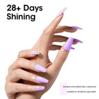 CHUNSHU HEMA-Free Rubber Base Gel – No-Wipe Top Coat, Ultra Shiny 18ml