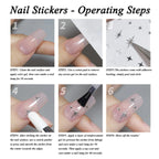 5D Fruit Nail Stickers – Blueberry, Strawberry & Watermelon Summer Decals