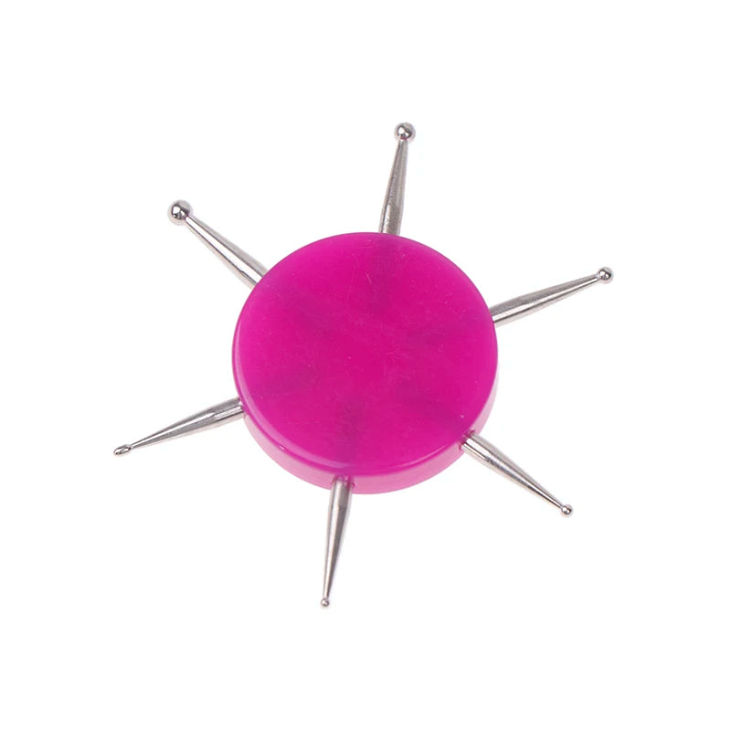 JCSYFAC 6-in-1 Circular Nail Dotting Tool – Acrylic Dot Painting Pen