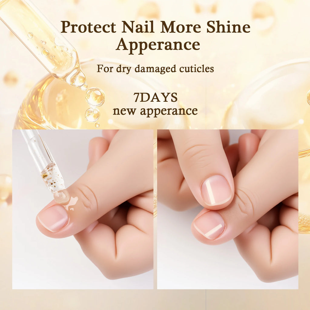 15ml 24K Gold Foil Cuticle Essence – Nail & Foot Nutrient Oil