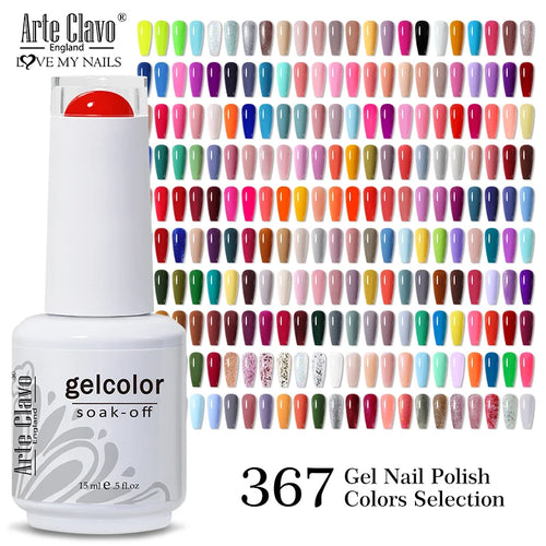 Arte Clavo Gel Nail Polish – 367 Colors, Wholesale Soak-Off UV/LED Gel