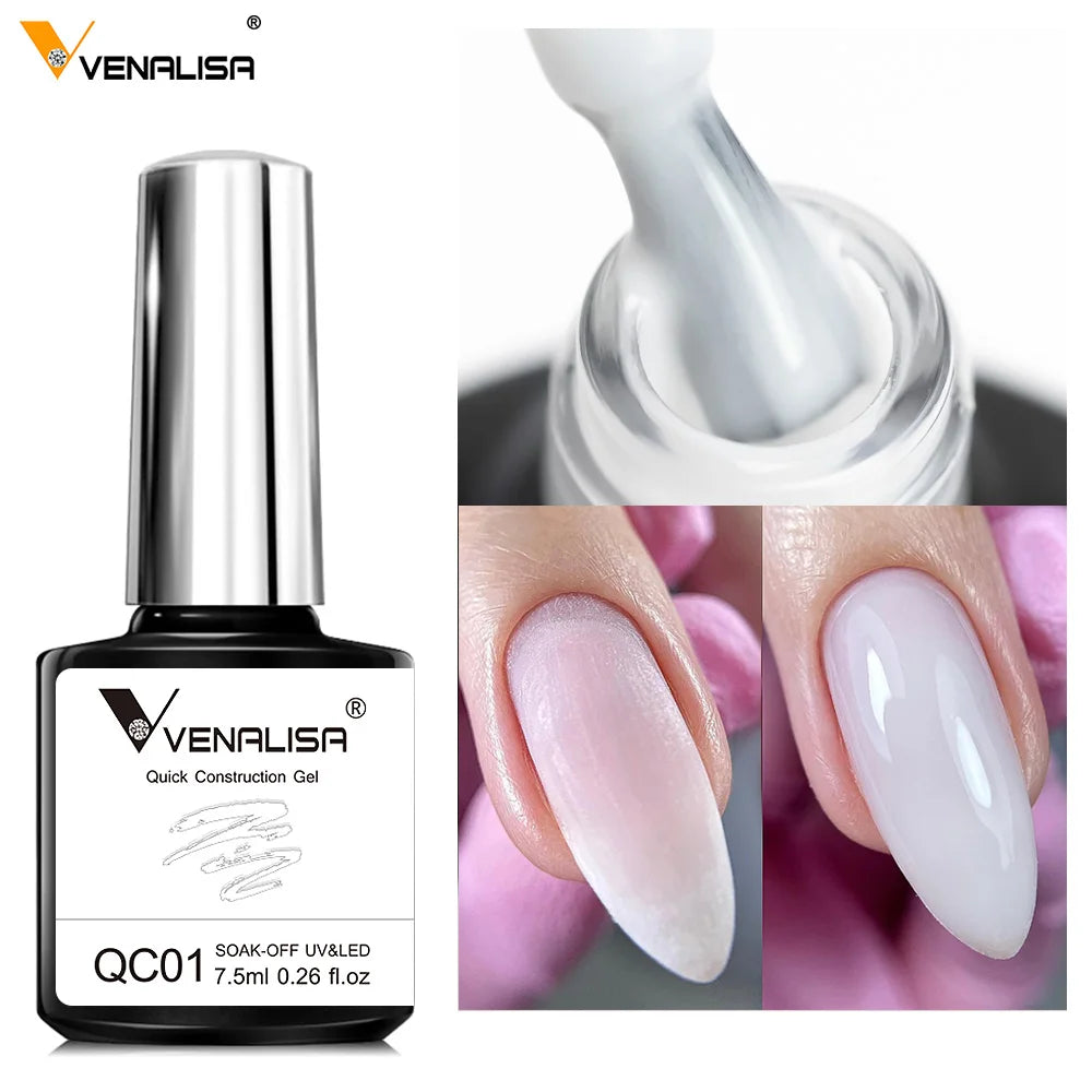 VENALISA Quick Construction Jelly Gel – Nail Strengthener, 7.5ml