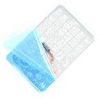 ZJoyplus XL Flower Nail Stamping Plate – 59 Designs, Stainless Steel