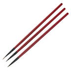 Nail Art Liner Brush Set – Thin Stripe Line Drawing Pens, 3 Pieces (5/7/11mm)