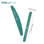Nailpop Double-Sided Nail Files – 100/180 Grit 2-in-1 Buffer Set