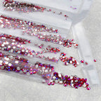 Multi-Size Glass Nail Rhinestones – Pre-Sorted Crystal Charm Set, SS4–SS12