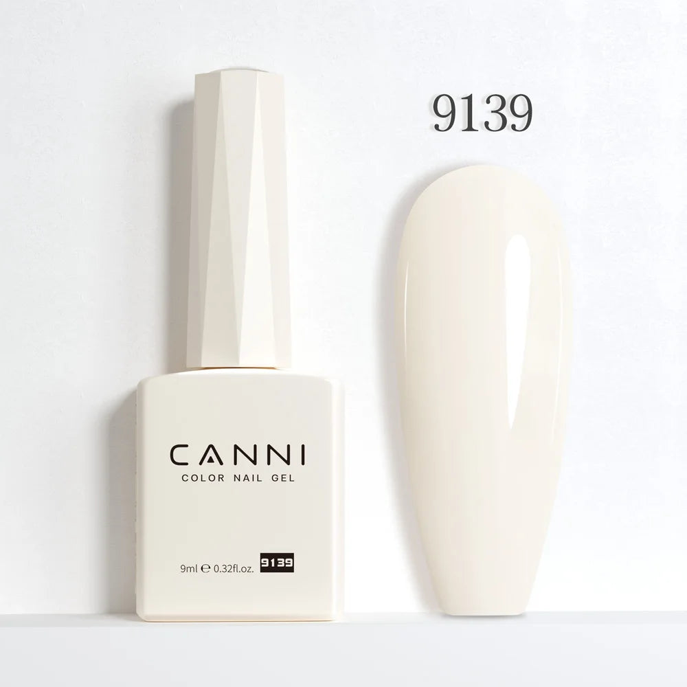 CANNI 9ml Gel Nail Polish 144Colors HEMA/TPO FREE Gorgeous Color Full Coverage Soak Off UV LED Semi Permanent Gel Varnish  Nails