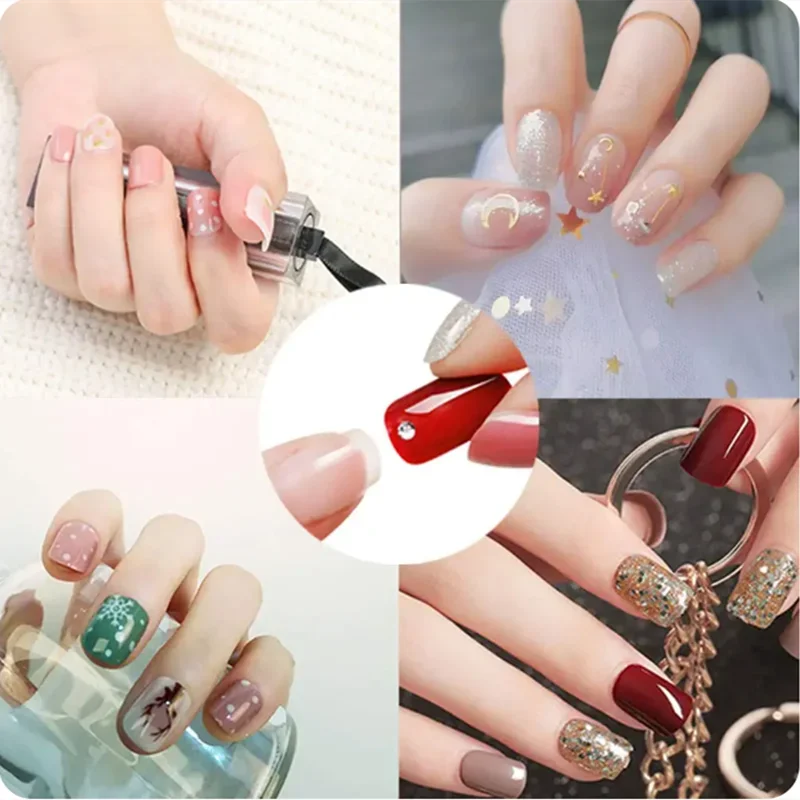 Double-Sided Jelly Nail Glue Stickers – Bulk Adhesive Tabs, 600pcs