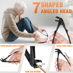 Angled Curve Toenail Clippers – Large Opening for Thick Nails, Lock Buckle