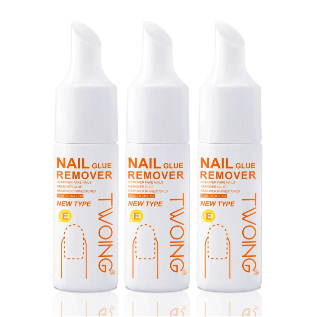 Nail Glue Remover 3-Pack for Acrylics, Press-Ons & Rhinestones