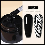 BORN PRETTY PVC Soft Solid Gel Polish – Clear 3D Sculpting & Mirror Powder Gel