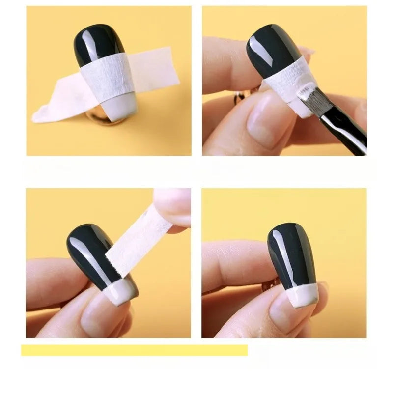 White Nail Art Masking Tape – Minimalist Polish Barrier Tape