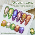 MEET ACROSS 3D Clear Water Drop Top Coat – Crystal No-Wipe Nail Gel