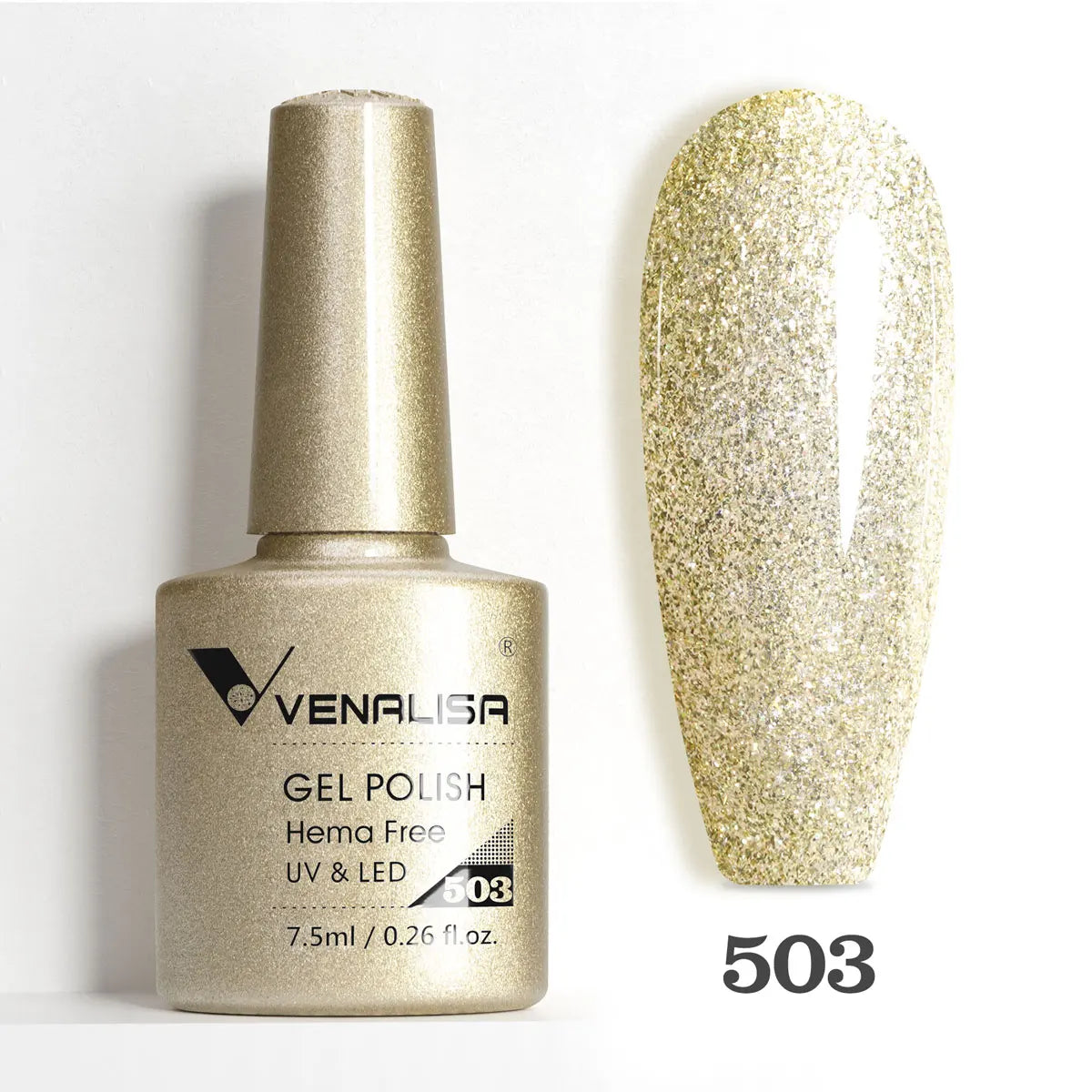 VENALISA 7.5ml Nail Gel Polish VIP5 HEMA Free Semi Permanent Soak off UV LED Nail Gel Varnish Full Coverage Nail Gel Lacquer