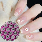 Chic 9D Nail Art Stamp Pen Set – Daisy, Star, Butterfly & Heart Designs