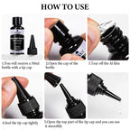 Mtssii Base Gel & No-Wipe Top Coat Kit – 30ml DIY Nail Art Set