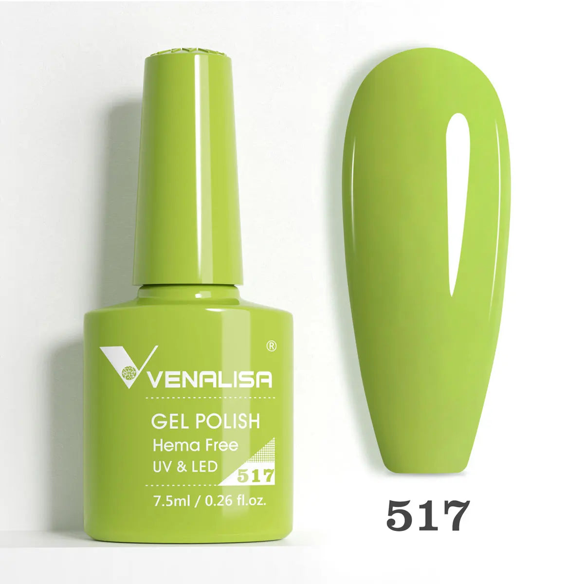 VENALISA 7.5ml Nail Gel Polish VIP5 HEMA Free Semi Permanent Soak off UV LED Nail Gel Varnish Full Coverage Nail Gel Lacquer