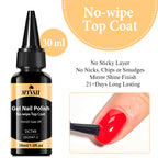 Mtssii Base Gel & No-Wipe Top Coat Kit – 30ml DIY Nail Art Set