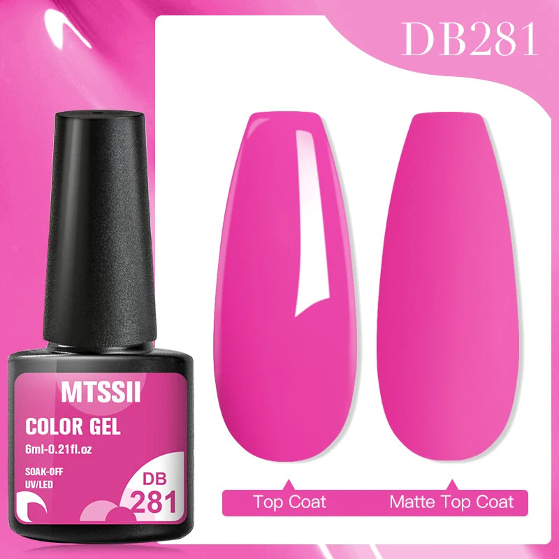 Mtssii Glitter Sequins Gel Nail Polish – Sparkling Soak-Off UV/LED Gel