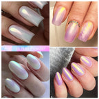 NICOLE DIARY Aurora Nail Powder – Pearlescent Rubbing Dust Pigment
