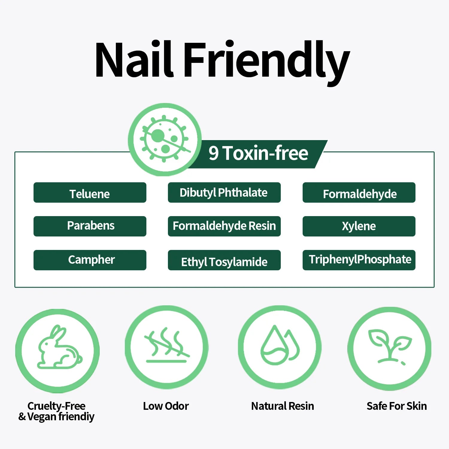 Nailpop Water Droplet Top Coat – HEMA/TPO-Free 3D No-Wipe Gel