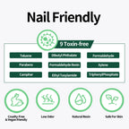 Nailpop 3D Water Droplet Top Coat – No-Wipe Gel, 5s Quick Forming