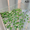 Mixed Shape Nail Rhinestones – 3D Glass Crystal Charms, 20 Pieces