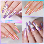 NICOLE DIARY Aurora Nail Powder – Pearlescent Rubbing Dust Pigment