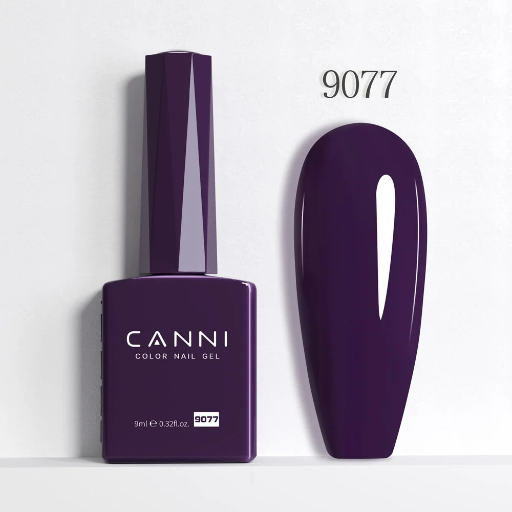 CANNI 9ml Gel Nail Polish 144Colors HEMA/TPO FREE Gorgeous Color Full Coverage Soak Off UV LED Semi Permanent Gel Varnish  Nails